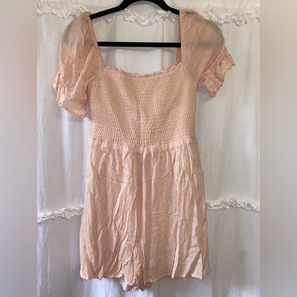Francesca’s - Lana Smock Top Romper - Picture 3 of 10